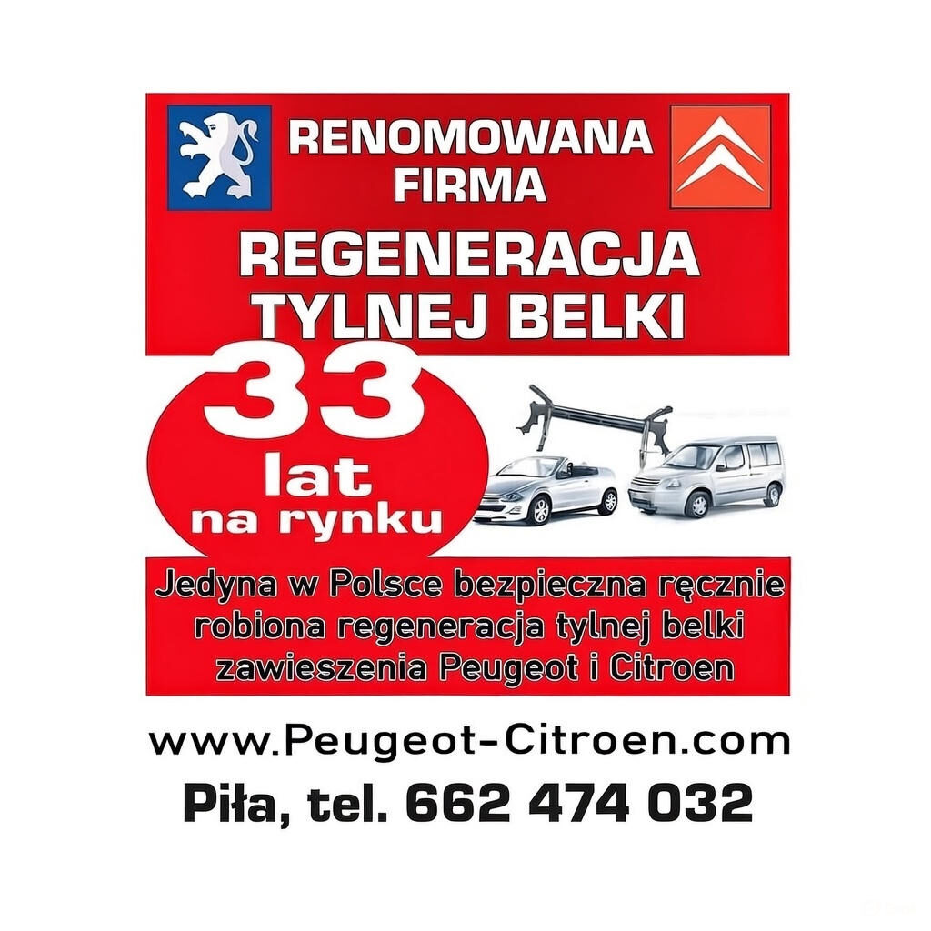 Tylna belka Peugeot_Citroen